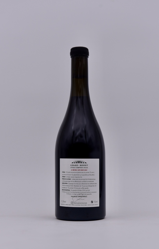 Girard-Bonnet, Coteaux Champenois Rouge 2022, 75 cl