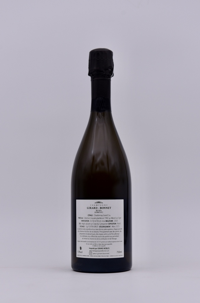 Girard-Bonnet, Recueil Extrait No 2, 2020 75 cl