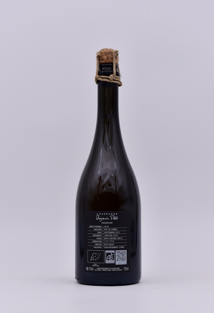 Benjamin Petit, Jeannine (base 2020), 75 cl