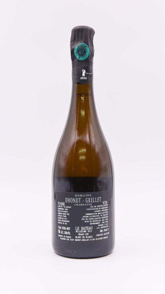 Champagne, Dhondt-Grellet, Le Bateau, 2018, 75 cl