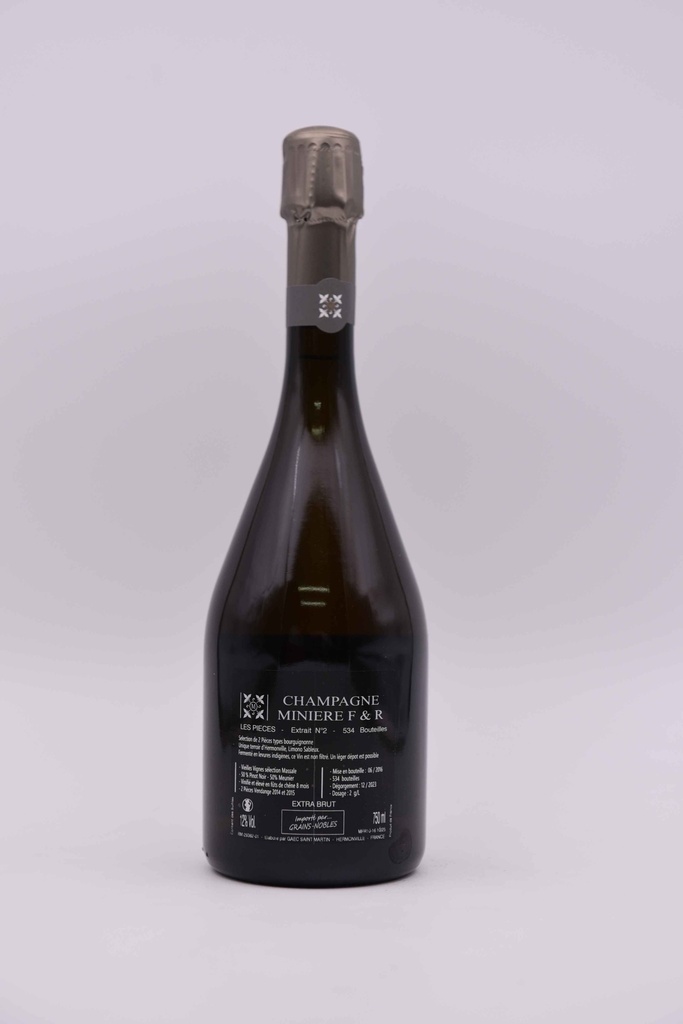 Minière F&R, Les Pièces Extrait #2, 75 cl