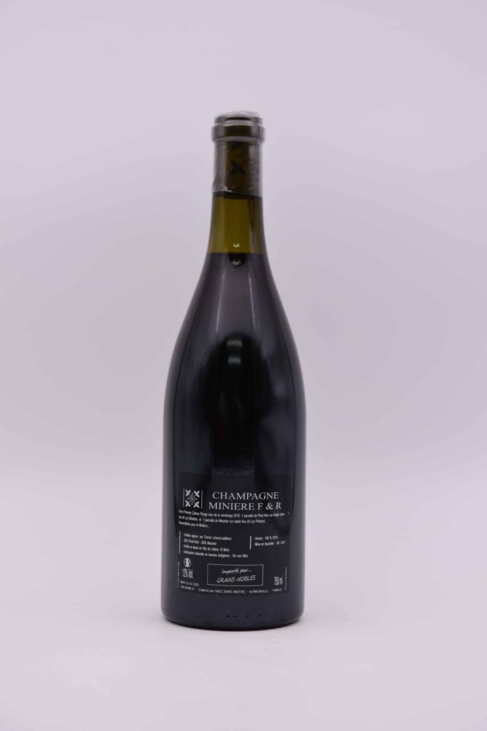 Minière F&R, Coteaux Champenois Rouge, 2019, 75 cl