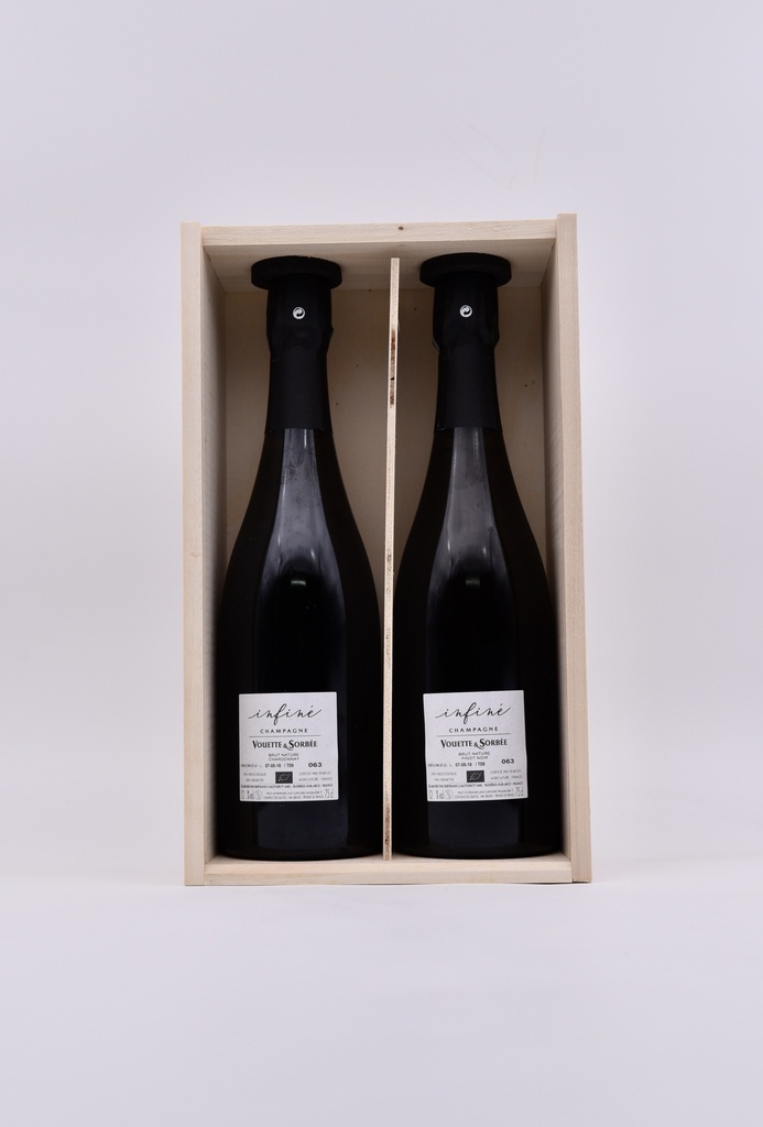 Champagne, Vouette et Sorbée, Famille Gautherot, Coffret Infine (1x chardonnay, 1x pinot noir), 2x75 cl