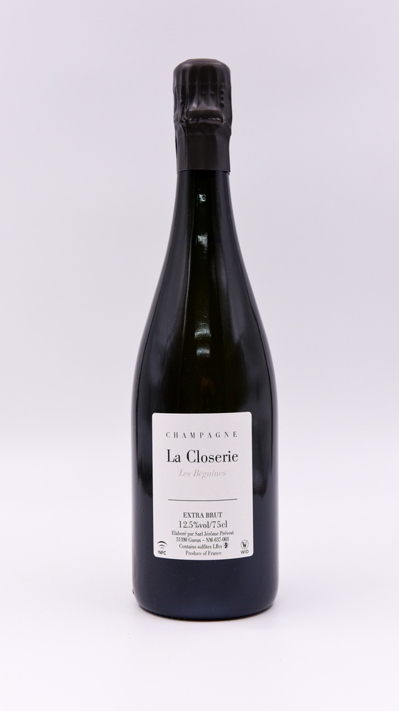 La Closerie, Jérôme Prévost, Les Béguines, 75 cl