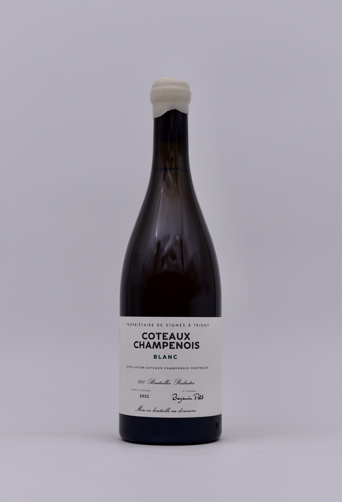Benjamin Petit, Coteaux Champenois Blanc, 2021 75 cl
