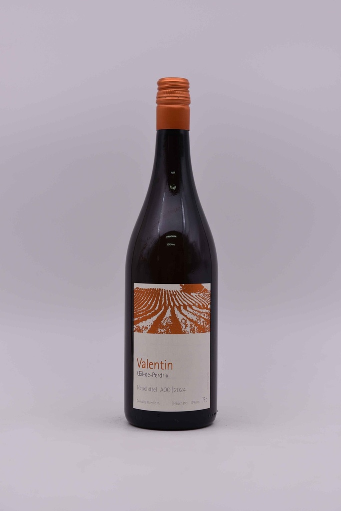 Neuchâtel, Domaine Ruedin, J. Tatasciore, Valentin - Oeil de Perdrix, 2024, 75 cl