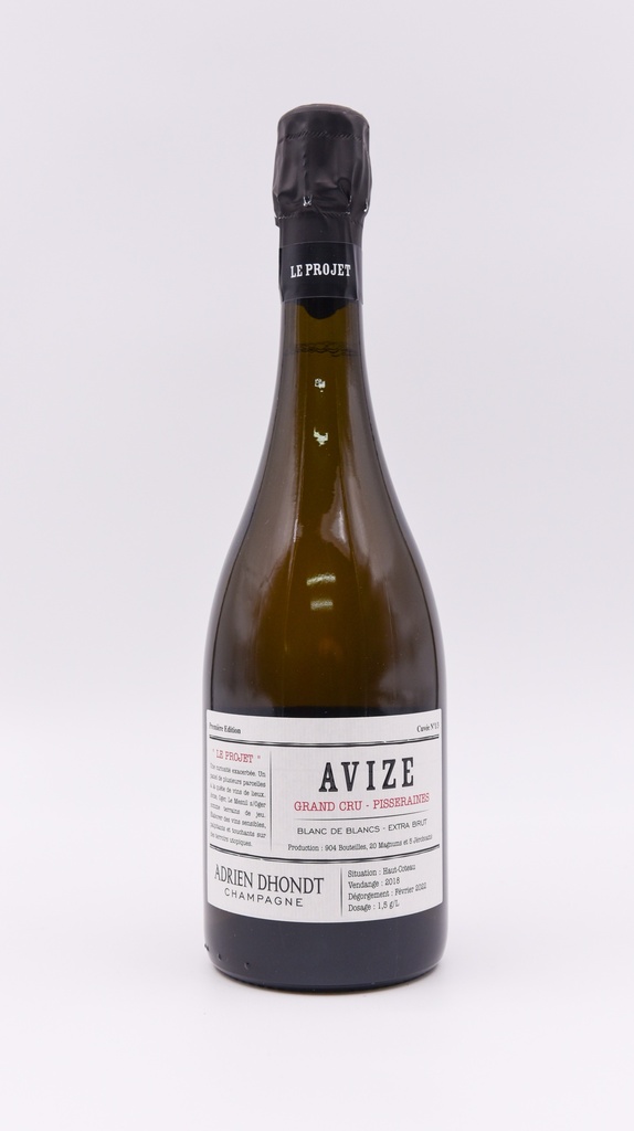Adrien Dhondt, Avize - Pisseraines, 2018, 75 cl
