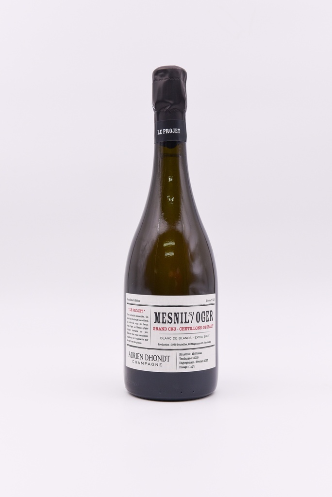 Champagne, Adrien Dhondt, Mesnil s/Oger - Chétillons de Haut, 2019, 75 cl