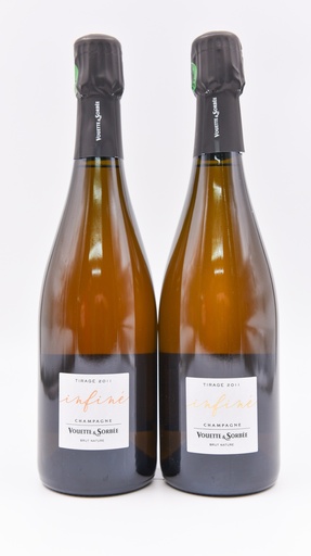 Champagne, Vouette et Sorbée, Famille Gautherot, Coffret Infine (1x chardonnay, 1x pinot noir), 2x75 cl